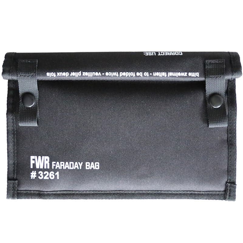 FWR Faraday Bag for Phone - Signal Blocking Pouch Magnetic Closure 25 x 17.5 cm (Fits up to 7") - View 1