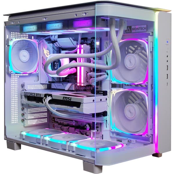 Thunderstorm Pro Ryzen 7 – RTX 5080 White gaming pc - View 1