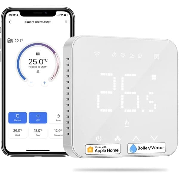 MTS200W Smart Wi-Fi Thermostat for Boiler/Water Heating System - View 1