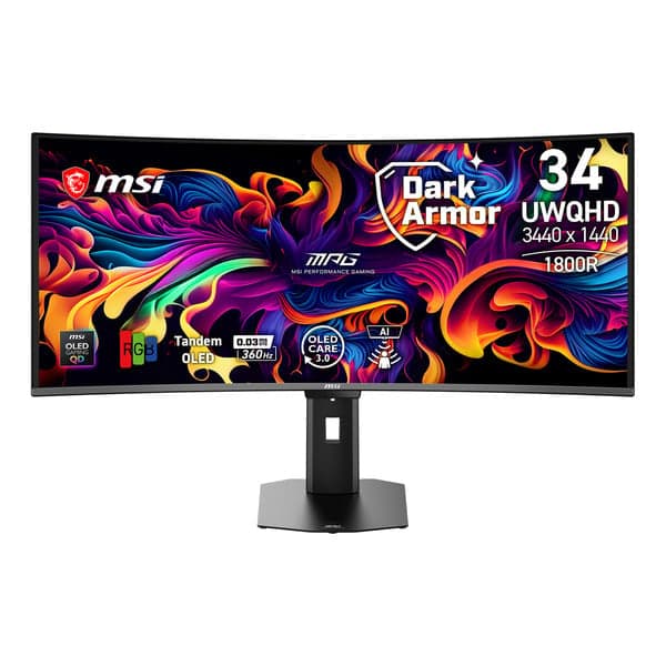 MPG 341CQR QD-OLED X36 34\" Curved UltraWide gaming monitor - View 1