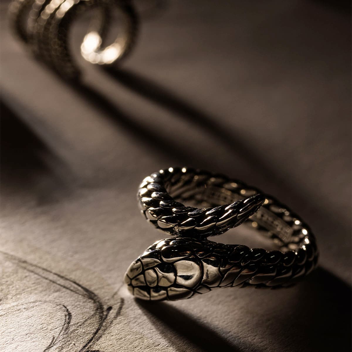 Ring Ben XS Slang Zilver - View 1