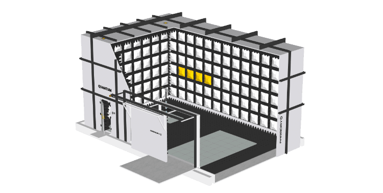 QC10 10 Meter Fully Anechoic Chamber - View 1