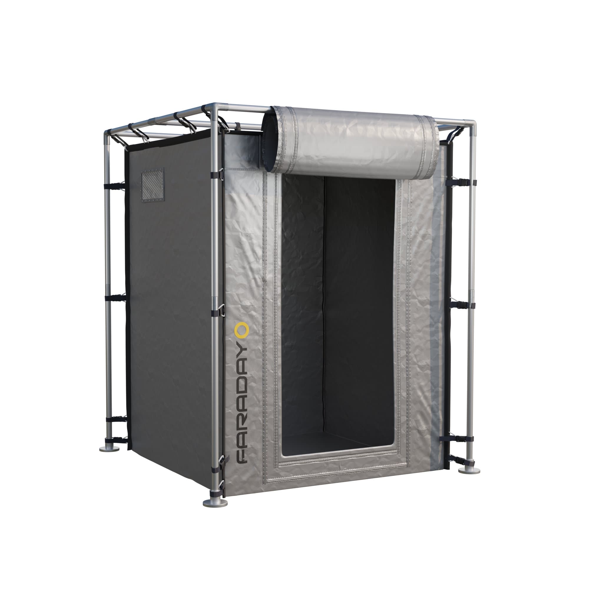 Medium Faraday Tent – RF/EMI Shielding Enclosure Room (6′ x 6′ x 6.5′) - View 1