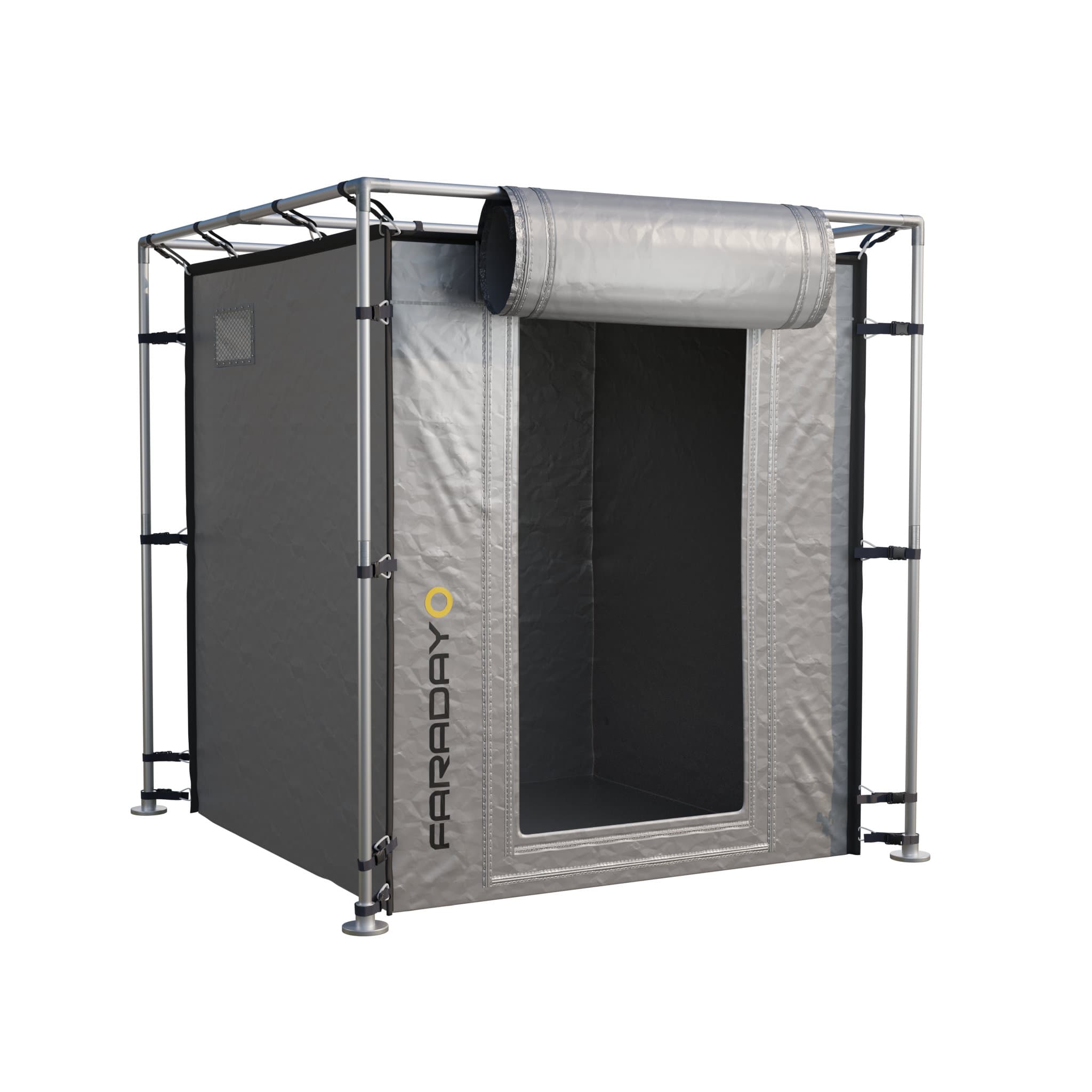 Large Faraday Tent – RF/EMI Shielding Enclosure Room (7′ x 7′ x 6.5′) - View 1
