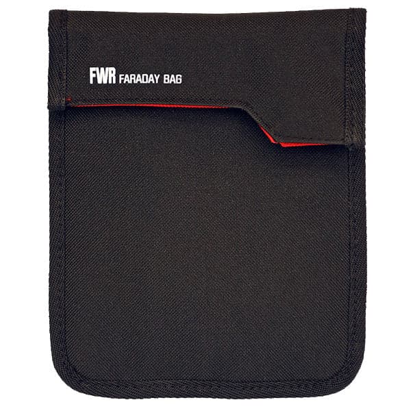 FWR Faraday Bag for Keyless Car Fob - Signal Blocking Pouch Hook and Loop Closure 20 x 15.5 cm - View 1