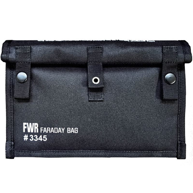 FWR Faraday Bag for Phone Signal Blocking - Pouch Magnetic Closure 25 x 17.5 cm (Fits up to 7") - View 1