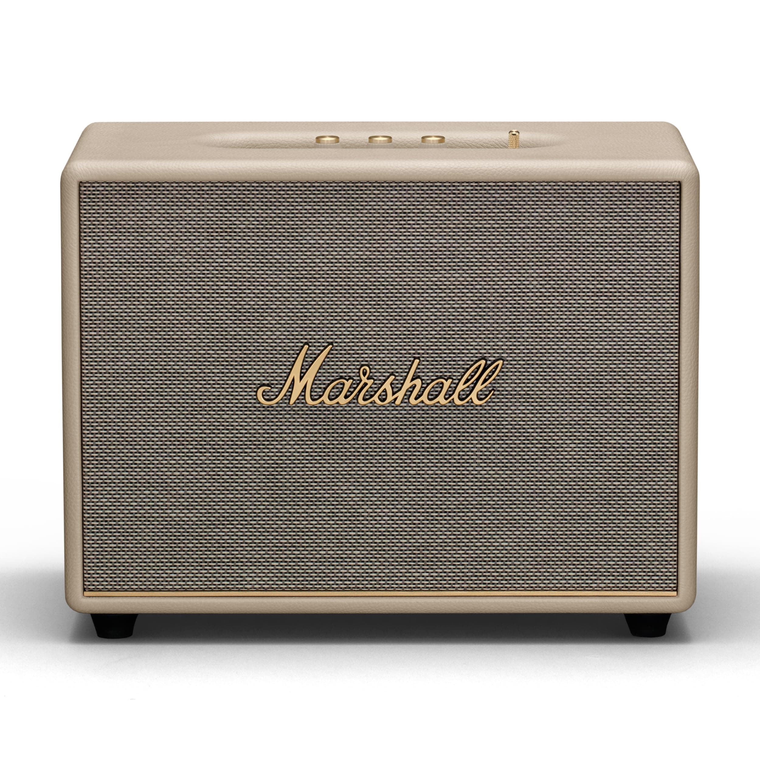 Marshall Woburn III 3-weg Bluetooth-luidspreker met Surround Sound en HDMI, crèmekleur - View 1