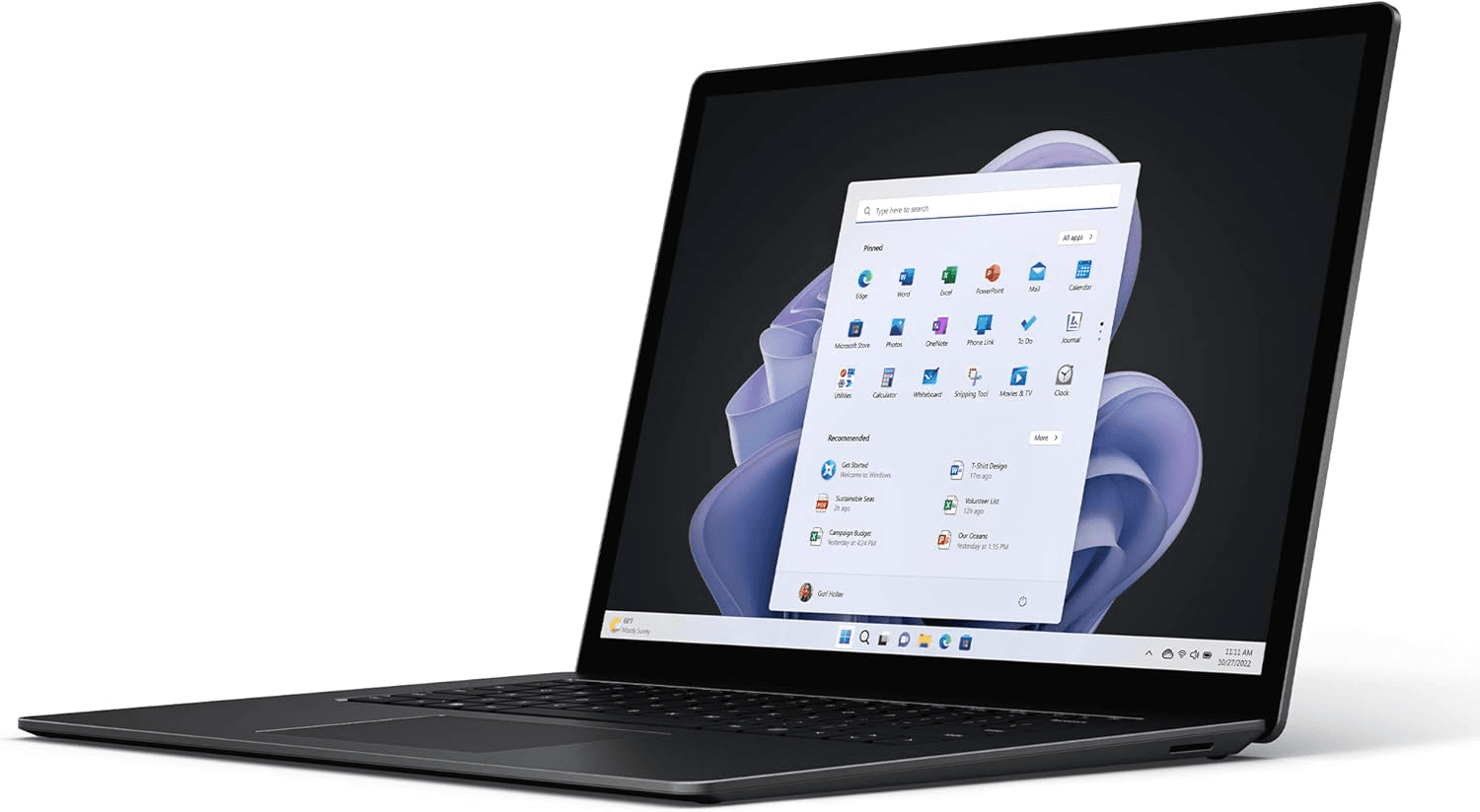 Microsoft Surface Laptop 5 i7-1255U/8GB/512GB SSD/15"/2K/Touch/W11/Zwart Ierland ch - View 1