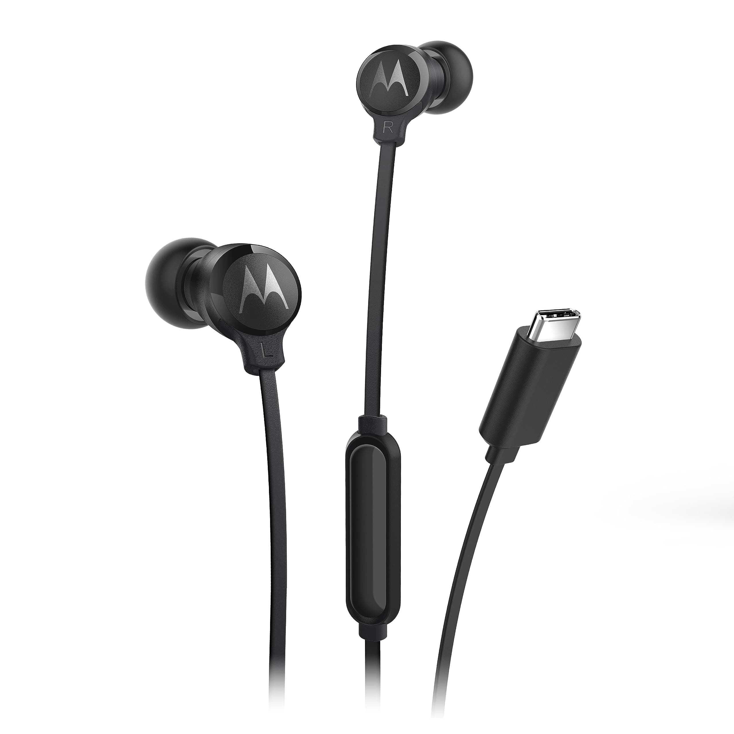 Motorola Sound Earbuds 3C-S In-Ear oortelefoons met microfoon en USB-C aansluiting Zwart - View 1