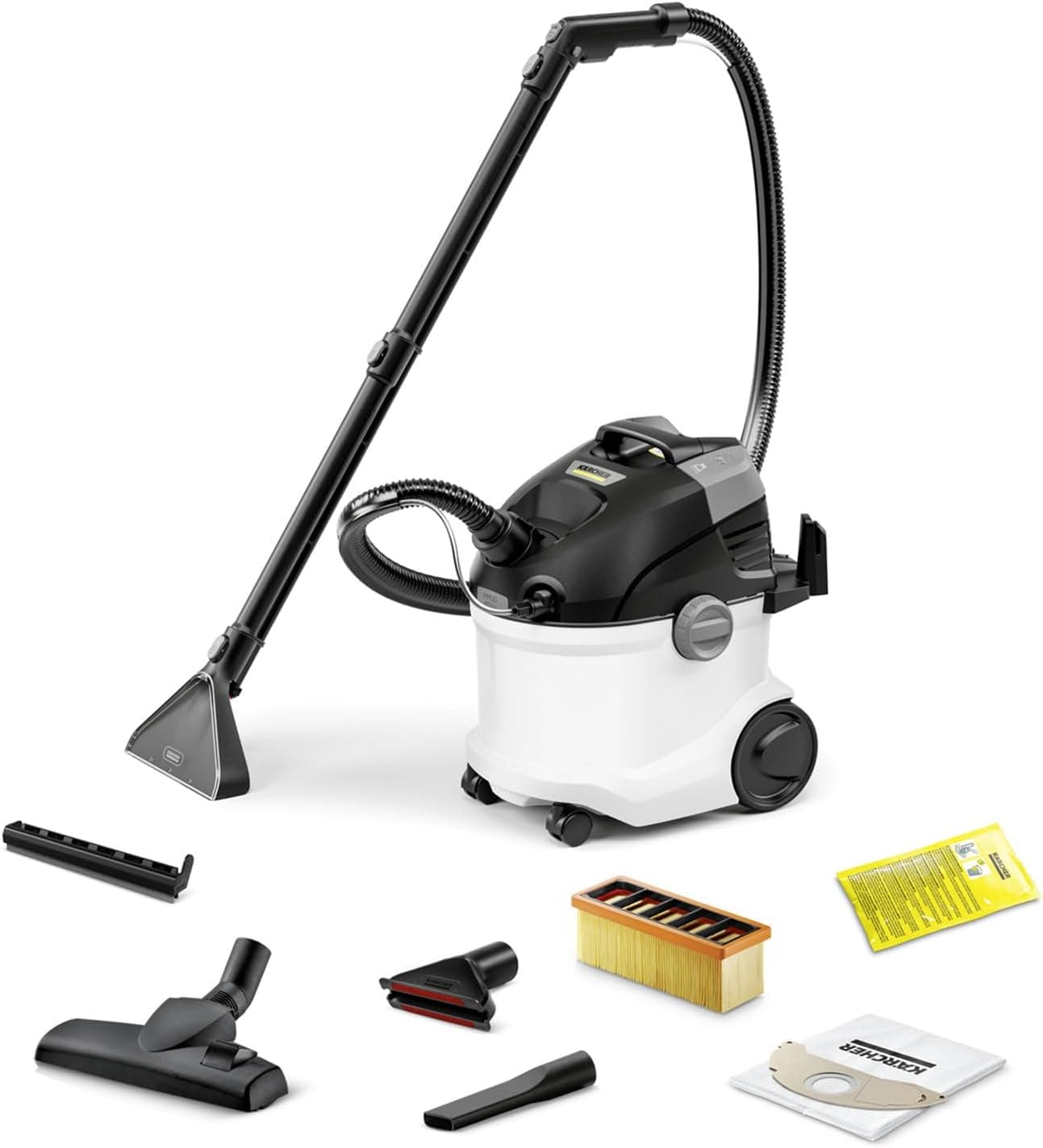 Kärcher SE 5 3-in-1 tapijtreiniger, 4L reservoirs, mondstukken voor bekleding en vloeren - View 1