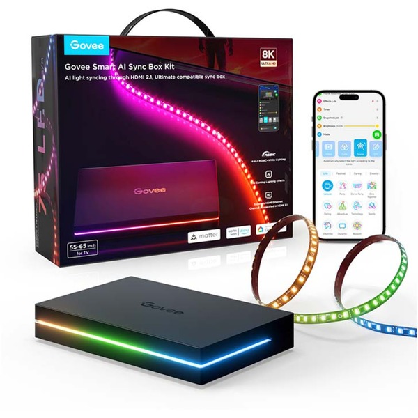 Smart AI Sync Box Kit voor 55 - 65 inch scherm verlichting