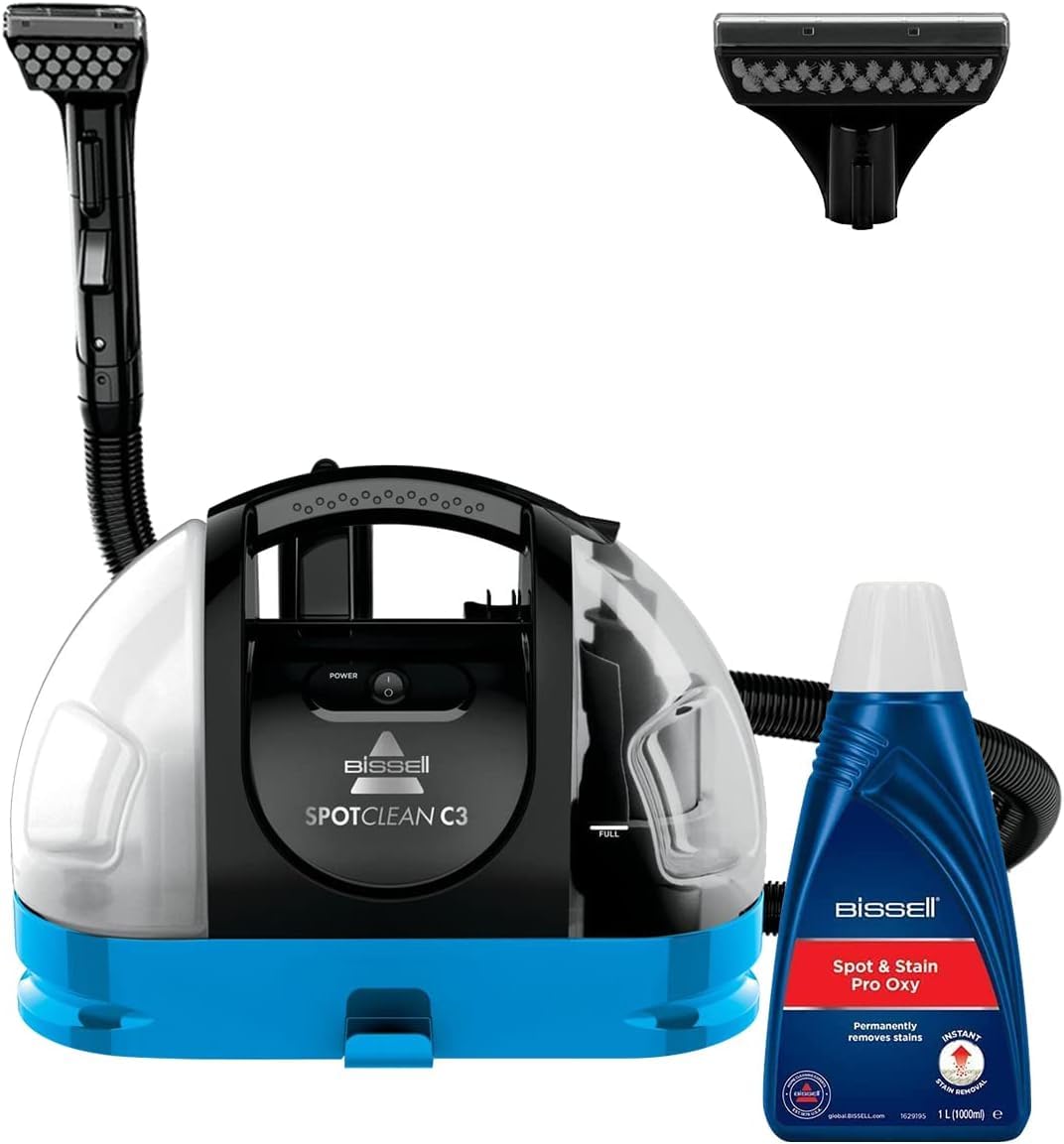 Bissell SpotClean C3 Draagbare Tapijt- en Bekledingsreiniger Triple Action 340W 4,3 kg
